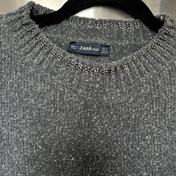ZARA CROPPED SWEATER NWOT - Picture 3 of 9
